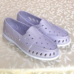 Sperry Lavender Slip-On Boat Shoes